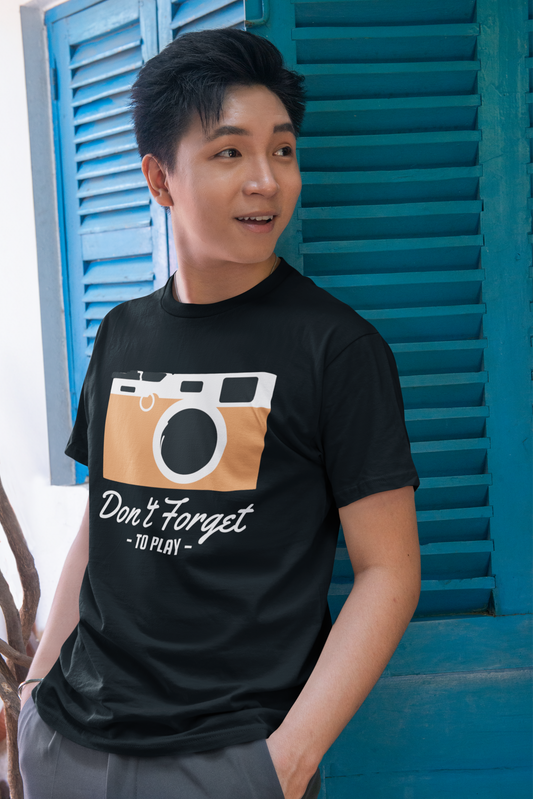 “Don’t Forget to Play” Men’s Graphic T-Shirt for Him